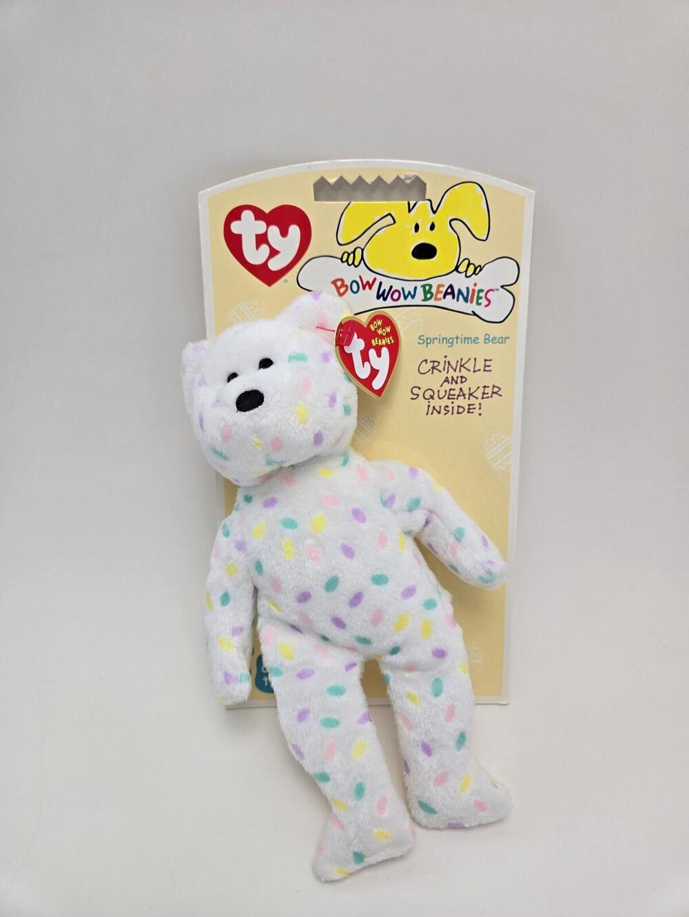 Ty Bow Wow Beanie Springtime Bear (5 inch)